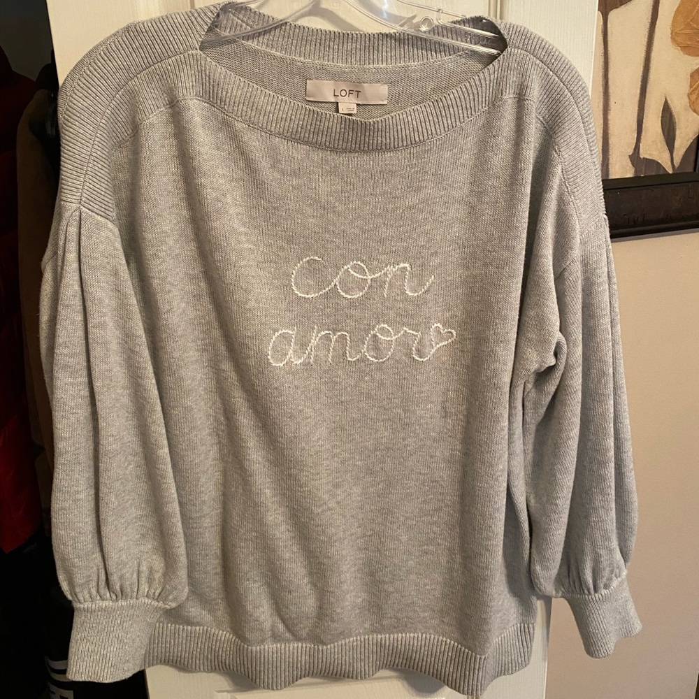 Grey sweater